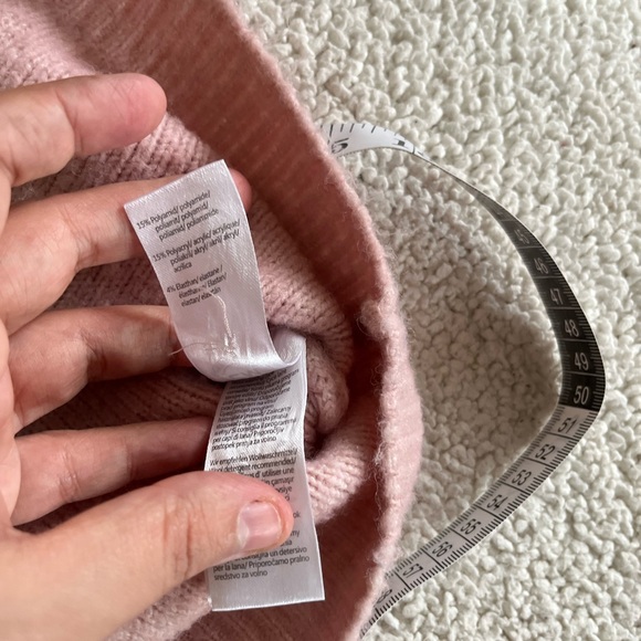 Essentials Soft Pink Wool coquette feminine preppy Women's Cardigan (not size) - Picture 7 of 9